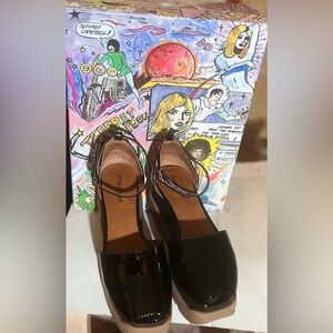 Jeffrey Campbell Black Patent Heels